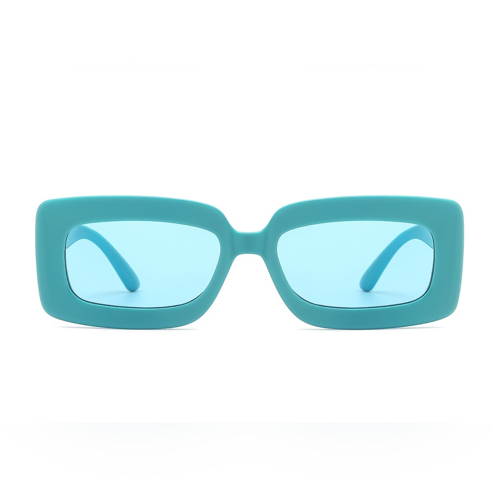Stylish Blue Rectangular Sunglasses